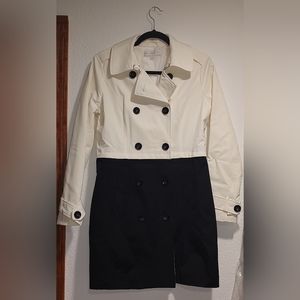 New York and Company Jacket. Cream and white size small.